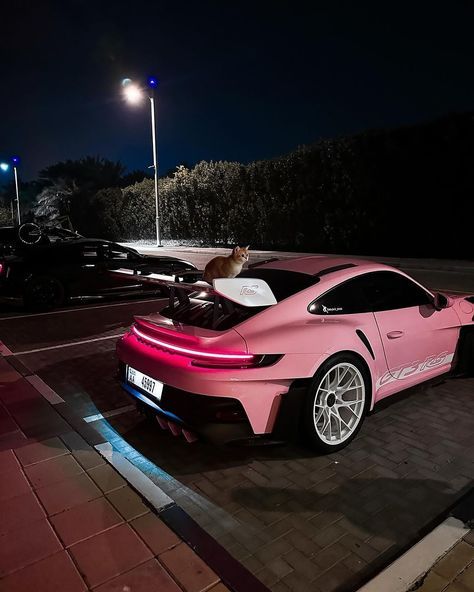 Best License Plates, Vanity Plate Ideas, Porsche Gtr, Pink Porsche, Porsche Gts, Pink Corvette, Luxury Cars Range Rover, Car Cat, Girls Driving