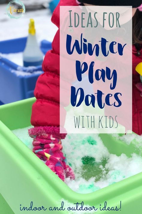 These Winter playdate ideas for kids include outdoor fun, indoor crafting, and some places that kids enjoy going to to play with friends. Playdate Activities, Playdate Ideas, Printable Games For Kids, Winter Play, Date Activities, Winter Activities For Kids, Play Date, Video Games For Kids, Toddler Play