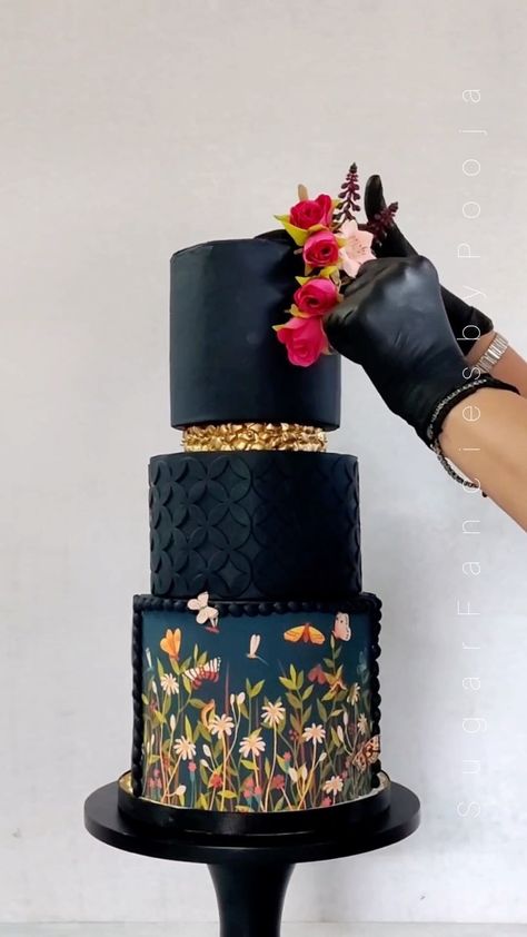 Pooja Nanda Sareen🇮🇳 on Instagram: “In this video, I’m showcasing how to cover styrofoam dummies cake with fondant. ( top two tiers are dummy cakes and the bottom tier is a…” Dummy Cake Ideas, Dummy Cake, Cake With Fondant, Fondant Cakes, Cake Ideas, Fondant, Birthday Cake, Cake, Birthday