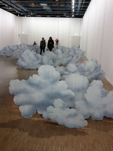 Cloud Wall Backdrop, Heaven Set Design, Cloud Window Display, Cloud Set Design, Cloud Stage Design, Cloud Art Installation, Sky Decorations, Cloud Display, Clouds Backdrop