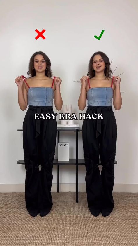 TikTok · viral3 Strapless Bra Hack, Diy Strapless Bra, Strapless Bra Hacks, Fashion Tips And Tricks, Best Strapless Bra, Best Bra, Post Pregnancy Fashion, Diy Clothes Hacks, Packing Hacks Clothes