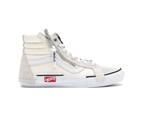 Sneaker Shouts™ on Twitter: "Vans SK8-Hi Reissue Deconstructed "Marshmallow" dropped with FREE shipping   BUY HERE: https://t.co/ccKgHF9W4S… " Urban Style Vans High-top Sneakers, Urban High-top Sneakers With Contrast Sole For Skateboarding, Urban Vans High-top Sneakers, Vans High-top Platform Sneakers For Streetwear, Urban High-top Skateboarding Sneakers, Vans Sk8 Hi Reissue, Vans Shoes Fashion, Sk8 Hi Vans, Authentic Vans