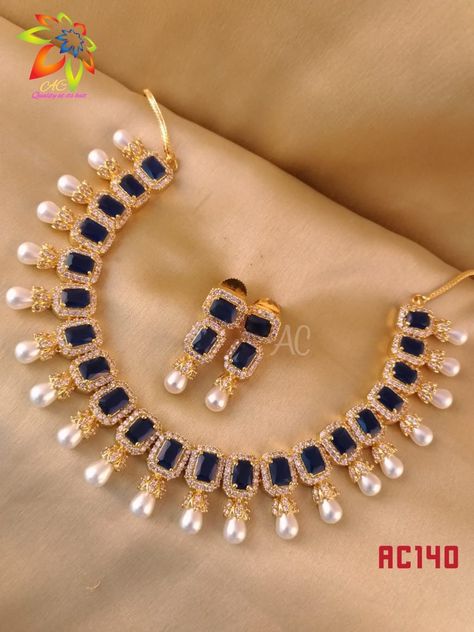 7286062150 ping me for orders Ruby Necklace Designs, Emerald Set, Bridal Jewelery, Choker Necklace Designs, Beautiful Gold Necklaces, Snowflake Necklace, Diamond Necklace Designs, Black Beaded Jewelry, Wedding Jewellery Collection