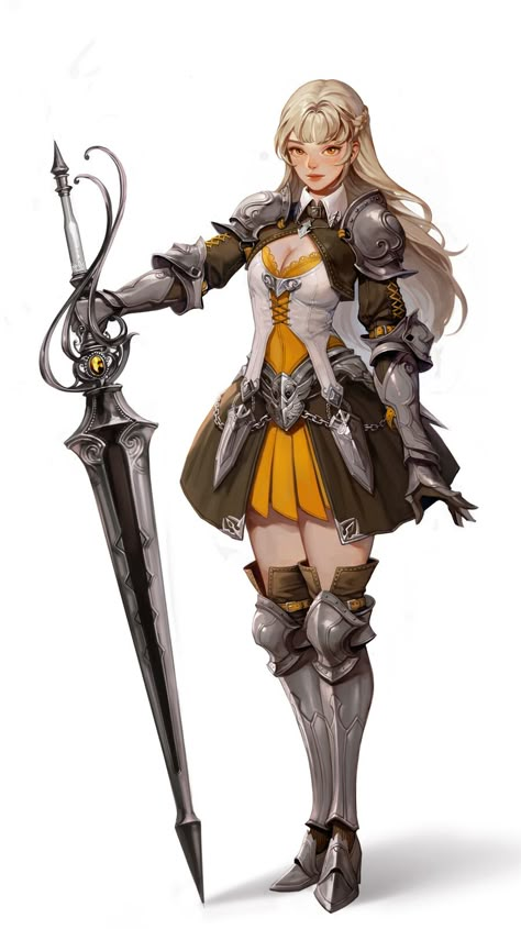 Valkyrie, geumsil lee on ArtStation at https://www.artstation.com/artwork/zAZPgq Female Character Concept, Female Knight, Girls Characters, 영감을 주는 캐릭터, Female Character Design, Character Design References, Fantasy Clothing, Dnd Characters, Character Outfits