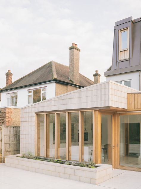 Brick Extension, 60s House, Roof Extension, Glass Extension, Open Plan Kitchen Living Room, House Extension Design, Rear Extension, Extension Designs, Renzo Piano