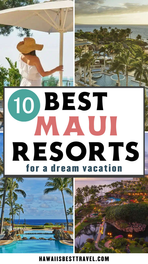 Guide to the best resorts in Maui, Hawaii, featuring top picks in Wailea and essential travel tips. Best Maui Resorts, Westin Maui, Best Beaches In Maui, Maui Travel Guide, Wailea Maui, Wailea Beach, Maui Resorts, Hawaii Hotels, Maui Travel