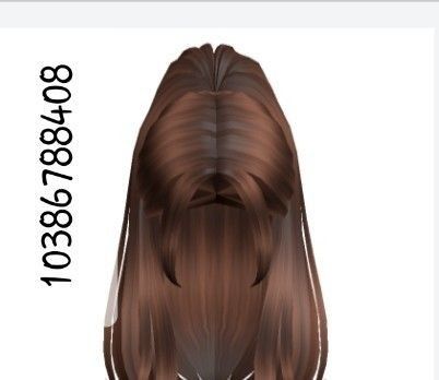 Roblox Brown Hair, Brown Hair Roblox Id, Brown Hair Id, Code Brookhaven, Brown Hair Roblox, Pelo Cafe, Roblox Brookhaven, Hair Codes, Y2k Hair