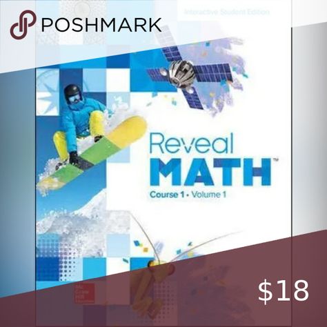 Reveal Math Course 1 Interactive Student Edition Vol 1 Workbook 6th McGraw Hill Closet