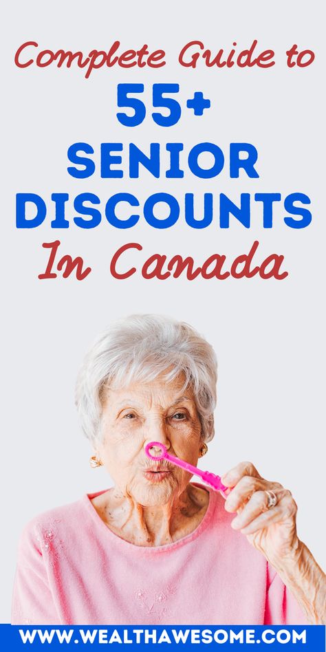 Are you looking for places where you can get 55+ senior discounts in Canada? This complete guide puts together a list of discounts available to Canadian seniors. Senior Discounts Over 55, Senior Citizen Discounts, Bank Of Montreal, Retirement Advice, Senior Discounts, Save Money Fast, Blog Income, Finance Blog, Finance Saving