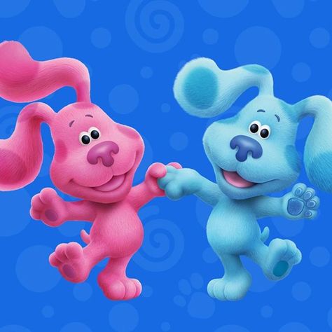 Nick Jr. on Instagram: “Tag the Magenta to your Blue 💗💙🐾” Blues Clues Pictures, Blue And Magenta Blues Clues, Blues Clues And Magenta, Magenta Blues Clues, Blues Clues Characters, Blue Clues, Blue's Clues Birthday Party, Clue Party, Blue And Magenta