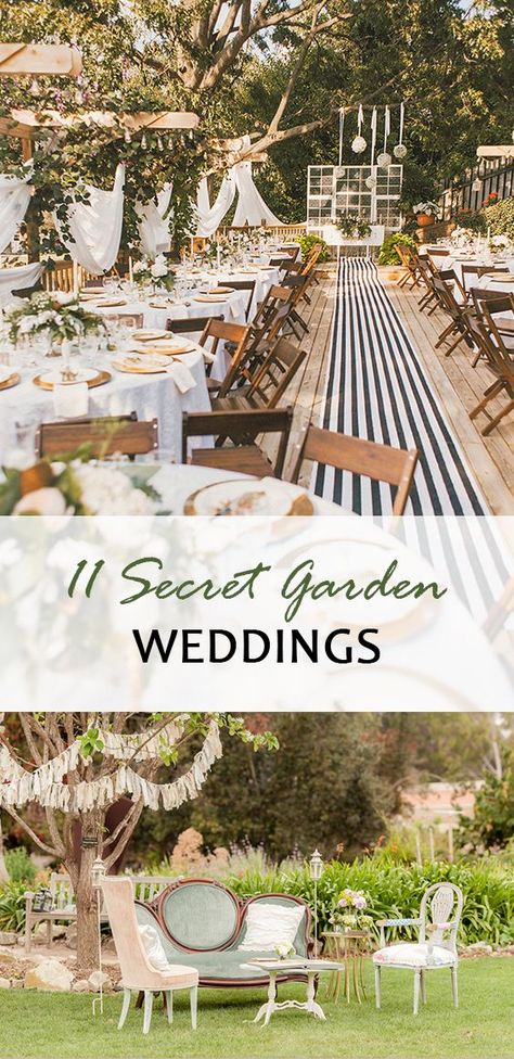 Garden weddings, wedding hacks, secret garden, wedding themes, popular pin, wedding hacks, wedding decor ideas, decor, wedding decor, wedding DIY projects. Garden Wedding Theme Ideas, Garden Wedding Theme, Outdoor Chapel, Secret Garden Theme, Mystical Garden, Wedding Hacks, Weddings Outdoor, Secret Garden Parties, Wedding Theme Ideas