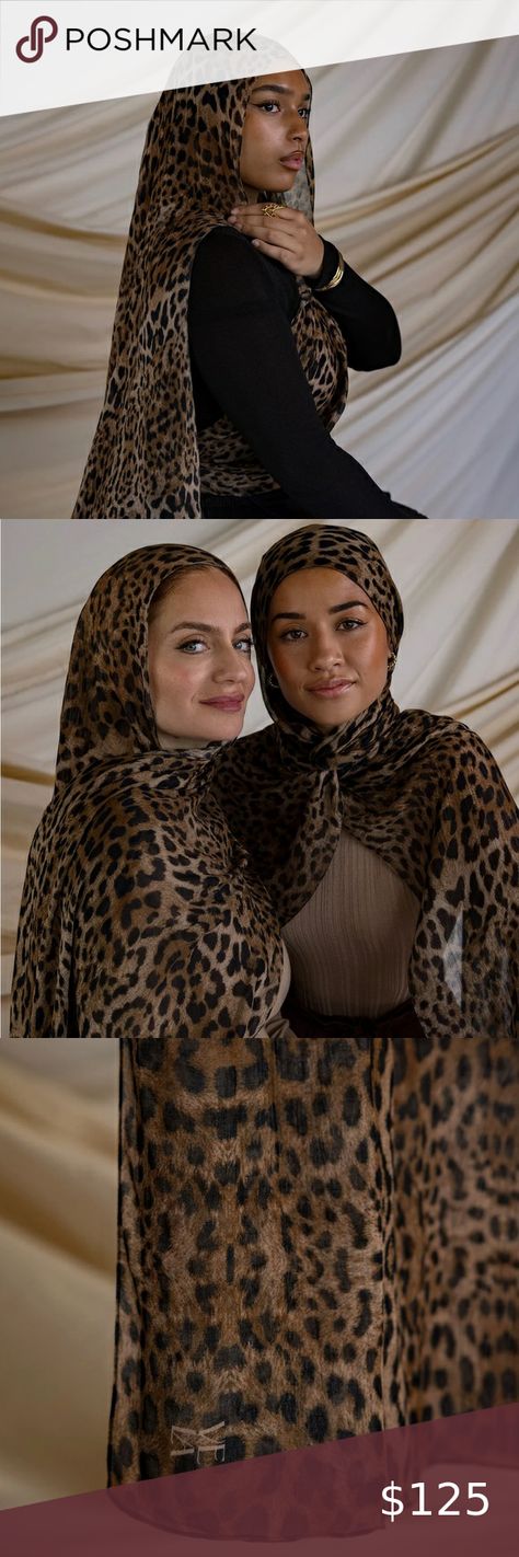 Leopard print vela modal scarf brand new! Hijabi Outfits, Fall 2024, Leopard Print, Brand New, Closet