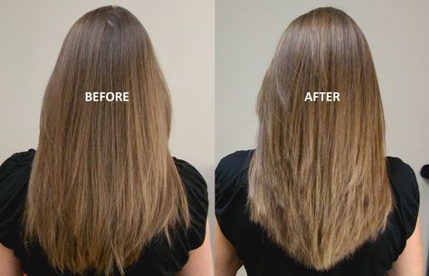 trim and re-layering hair at home - check out how to do it with the Zylist http://youtu.be/cC0aaPqM1ho Layers Vs No Layers, Layers Vs No Layers Hair, Point Cut Hair, Cut Hair At Home, Point Cut, Diy Haircut, Hair Trim, Cut Hair, Long Hair Cuts