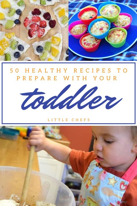 Do you cook with your toddler? Getting little ones involved in the kitchen can be such a great activity! Not only does it keep then entertained, but it's also a great way to encourage them to eat healthy foods and to try new foods too.These recipes are all simple with plenty of opportunity for your little one to get hands on. Toddler Recipes To Make Together, Toddler Cooking Recipes, Toddler Baking Activities, Toddler Cooking Activities, Cooking Activities For Toddlers, Toddler Baking, Baking With Toddlers, Recipes Kids Can Make, Toddler Friendly Meals