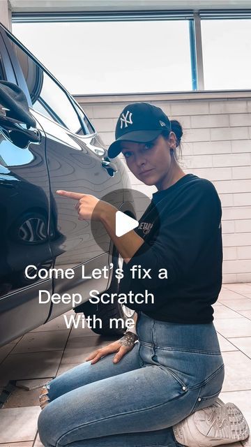 Esme gelissen on Instagram: "Let’s fix a deep scratch together! Little tutorial of how I repair deep scratches.  Don’t forget to save this post for later 😏.  More details check out my live trainings with @kovaxeurope   Most light scratches can be fixed by polishing the clear coat with a rubbing compound. It will remove the damaged layer and leave your paint looking good as new. If the scratch is deep, you may need to sand the area before polishing it. It will remove any rough edges and make it easier to apply the compound evenly.  Scratches this serious should be looked at as soon as possible so as to avoid any further chipping of the base coat from happening. If scratches this deep are left for too long without being repaired it could also lead to rust damage.  Rust can spread rather qui Car Paint Repair, Paint Repair, Auto Body Repair, My Live, Car Hacks, Looking Good, Auto Body, Base Coat, Useful Life Hacks