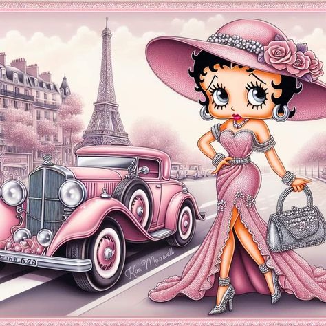 Betty Cartoon, Betty Boop Posters, Betty Boop Pink, Betty Boop Figurines, Betty Boop Classic, Groot Marvel, Cartoons Dancing, Games For Fun, Cartoon Character Tattoos