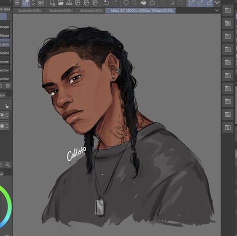 Tattoo And Piercings, Miles 42, With Tattoo, Miles Morales, Not Mine, A Man, Piercings, Spiderman, Braids