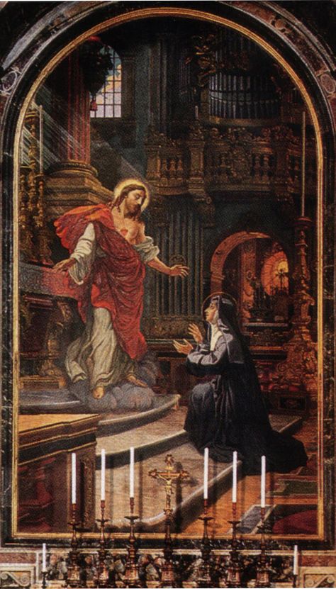 Saint of the Day – 16 October – St Margaret Mary Alacoque (1647-1690) V.H.M. – AnaStpaul Saint Peter’s Basilica, Margaret Mary Alacoque, Sacred Heart Devotion, St Margaret Mary, Saint Margaret, Fear And Trembling, Burgundy France, Sacred Hearts, St Peters Basilica