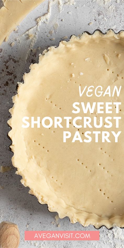 Vegan Shortcrust Pastry Recipes, Vegan Pies Recipes, Vegan Pastry, Plant Recipes, Shortcrust Pastry Recipes, Dessert Pies, Vegan Tarts, Vegan Pastries, Vegan Pantry