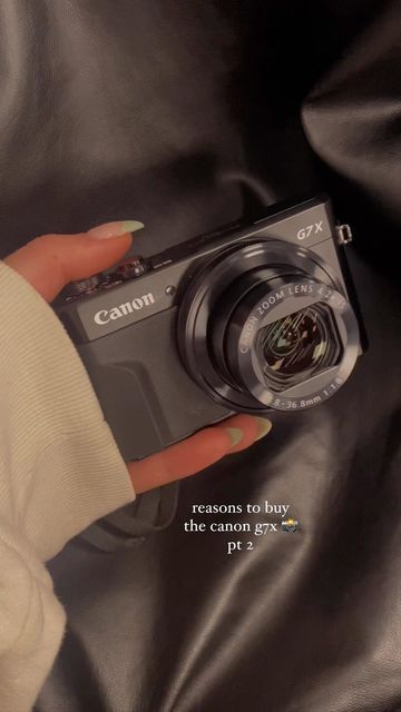 @oliviadaytonn on Instagram: "You need this camera…. 📸🫢 Linked on my storefront!! • • • #camera #canong7x #canong7xmarkii #pintrestinspired" Canon Powershot Digital Camera, Canon G7x Mark Ii, Influencer Aesthetic, Electronic Gift Ideas, Canon Digital Camera, Wishlist 2024, Poses Women, Video Games Pc, Canon Lens