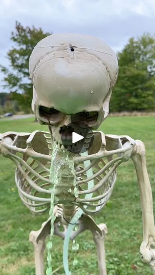 3.1M views · 48K reactions | This is why my neighbors hate me😆 (Halloween DIY) | This is why my neighbors hate me😆 (Halloween DIY)

Fun and easy halloween diy will have your neighbors questioning you!
This original video was produced... | By Life with Coco | Drill a hole. Grab your spray
foam. Let it drip down the sides. I got this water pump on
Amazon. Suction it down into the bottom of a shallow bowl.
Place your bowl into the bucket. Feed the tubing and the
power cord through the hole. Grab a pack of highlighters.
Drop those into the bowl. Once your foam is dry, spray it in a
bright color. Time to put this guy to work. Pose your skeleton
and stick him into the foam. Zip him in place on both sides.
Now, take that tube and feed it up through the body of the
skeleton. All the way through Puking Skeleton, Clown Hair, Posable Skeleton, Both Sides Now, Horror Crafts, Easy Diy Halloween Decorations, Creepy Halloween Decorations, Shallow Bowl, Halloween Outdoor