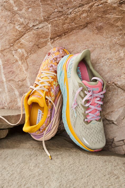 Hoka X Free People, Free People Hokas, Hoka Clifton Outfit, Hoka Clifton 8 Outfit, Hoka Shoes Woman Outfit, Hoka Shoes Woman, Hoka Womens, Running Inspo, Cute Running Shoes