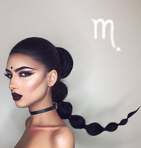 This incredible make up artist, Setareh Hosseini, is creating "Zodiac-inspired" looks - how you like them now? Avant Garde Hair, Avant Garde Makeup, Queen Makeup, Zodiac Designs, Makeup Forever, Grunge Hair, Gorgeous Makeup, Artistry Makeup, Halloween Cosplay