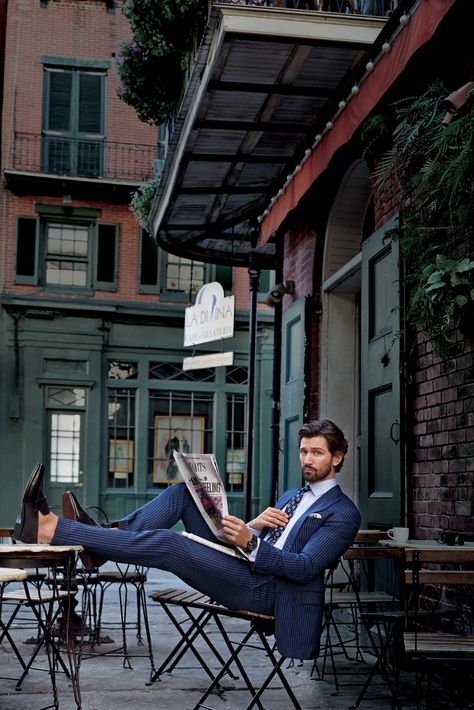 The Kingdom in Style: Game of Thrones in GQ Photos | GQ Michael Huisman, Michiel Huisman, A Man In A Suit, Man In A Suit, Blue Suits, Mens Photoshoot Poses, Men Photoshoot, Best Shoes For Men, Men’s Suits