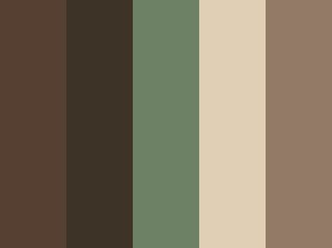 "Army Forest" by ivy21 brown, chocolate, coffee, cream, forest, green, mocha, nature, tan Forest Color Palette, Cool Color Palette, Forest Color, Brown Color Palette, Green Colour Palette, Brown And Green, Color Palette Design, Colour Palettes, Colour Schemes