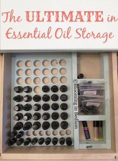 Essential Oil Drawer Storage, Essential Oils Storage, Makeup Collection Storage, Collection Storage, Essential Oils Collection, Diy Essentials, Woodworking Basics, Essential Oils Health, Essential Oil Storage