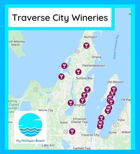 Traverse City Wineries Map, Traverse City Michigan Wineries, Traverse City Bachelorette Party Ideas, Traverse City Bachelorette Party, Traverse City Wineries, Michigan Wineries, Michigan Travel Destinations, Travel Michigan, Wisconsin Vacation