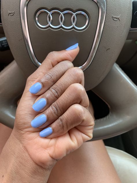 Blue Nauls, Blue Natural Nails, Blue Nails Dark, Take Off Gel Nails, Nails Dark Skin, Blue Pedicure, Gel Polish Nails, Nails Dark, Blue Gel Nails