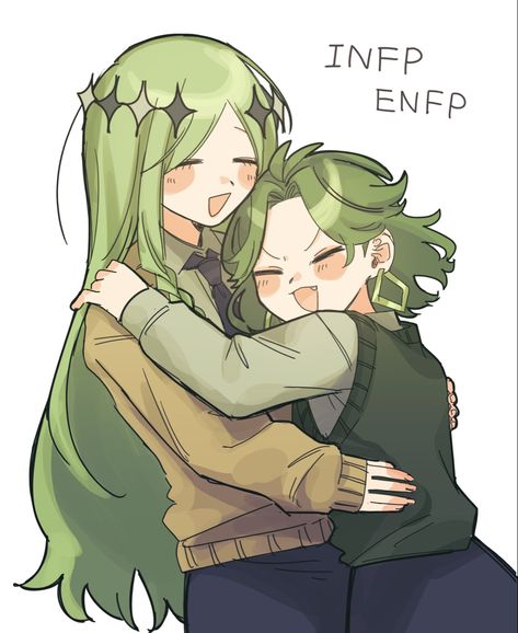 Infp X Enfp Matching Pfp, Infp Enfp Fanart, Infp X Enfp Fanart, Enfp Infp Relationship, Infp X Enfp Fanart Ship, Infp Enfp Relationships, Enfp X Infj, Infp X Infj, Infp Facts