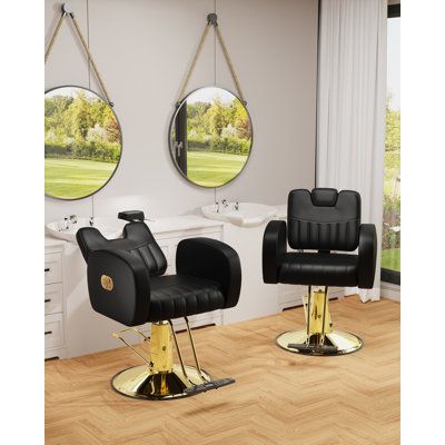 Features:【Versatile Relaxation】- Inbox Zero reclining salon chair for hair stylist features a removable headrest and reclining backrest, providing customized comfort to clients. The functional design of this hair chair allows for multiple adjustments, making it great for use in barber shops, beauty salons, spas, and more.【Stylish Design】- This barber chair boasts an elegant and stylish design that will add sophistication to any salon. The modern lines and beautiful finish make it a perfect fit f Reclining Salon Chair, Hair Chair, Stylist Chair, Hair Salon Chairs, Esthetician Room, Beauty Salons, Salon Chairs, Inbox Zero, Salon Furniture