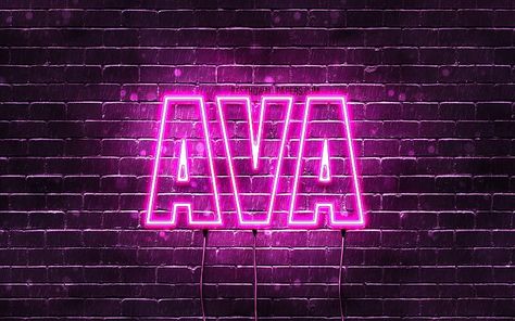 Ayla Name, Ava Name, Wallpaper 2023, Glitter Wallpaper, Say My Name, Led Neon, A To Z, My Name, I Hope