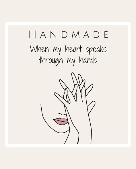 Dreamy Handmade Jewellery on Instagram: “♥️ H A N D M A D E ♥️ 𝖶𝗁𝖾𝗇 𝗆𝗒 𝗁𝖾𝖺𝗋𝗍 𝗌𝗉𝖾𝖺𝗄𝗌 𝗍𝗁𝗋𝗈𝗎𝗀𝗁 𝗆𝗒 𝗁𝖺𝗇𝖽𝗌 I put lots of love and care into each piece I make. When you buy one of my…” When You Buy Handmade Quote, Handmade Quotes Crafts, Quotes About Handmade, Handmade Business Quotes, Nail Technician Quotes, Jewellery Quotes, Support Small Business Quotes, Crochet Quotes, Picture Writing