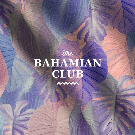 The Bahamian Club on Behance Swimming Graphic Design, Pool Branding, Beach Restaurant Branding, Beach Club Branding, Beach Club Logo, Beach Club Brand Identity, Beach Resort Logo, Bar Artwork, Swimsuit Brands