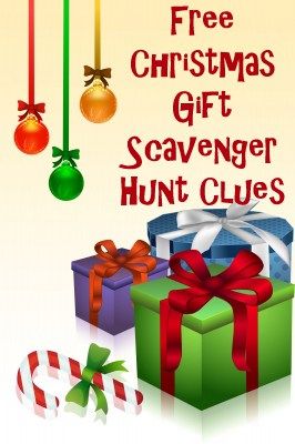 Christmas Gift Scavenger Hunt, Gift Scavenger Hunt, Scavenger Hunt Clues, Christmas Scavenger Hunt, Free Christmas Gifts, Sweet T, 12 December, Christmas Party Games, Hiding Places