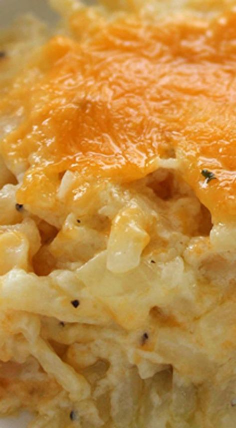 Homemade CopyCat Cracker Barrel Hashbrown Casserole ~ So cheesy and so easy to make... Great for breakfast or even a dinner side - Plus they are perfect for potlucks or anytime you are needing to feed a crowd. Copycat Cracker Barrel Hashbrown Casserole, Copycat Cracker Barrel Hashbrown, Cracker Barrel Hashbrown, Cracker Barrel Hashbrown Casserole, Copycat Cracker Barrel, Hashbrown Casserole, Dinner Side, Hash Brown Casserole, Hash Brown