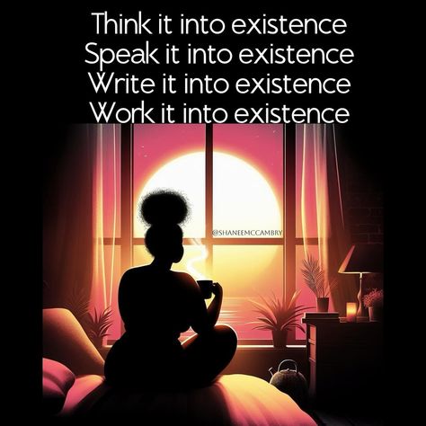 The Power of Potential… the Awesomeness of Ability… Think it into existence Speak it into existence Write it into existence Work it into existence Speak It Into Existence, Work It, Tattoo Ideas, Things To Think About, Writing, Instagram Posts, Instagram