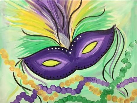 Mardi Gras Acrylic Painting, Mardi Gras Art Painting, Mardi Gras Window Painting, Mardi Gras Paintings, Mardi Gras Watercolor, Mardi Gras Art, Mardi Gras Diy, Madi Gras, Fence Painting