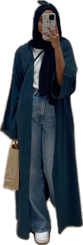 Casual abaya look. Jeans from h&m, abaya from Moonlite apparel online Abaya And Jeans, Abaya Outfit Ideas, Abaya Look, Movie Bloopers, Casual Abaya, Abaya Outfit, Modest Casual, Modest Casual Outfits, Abaya Designs