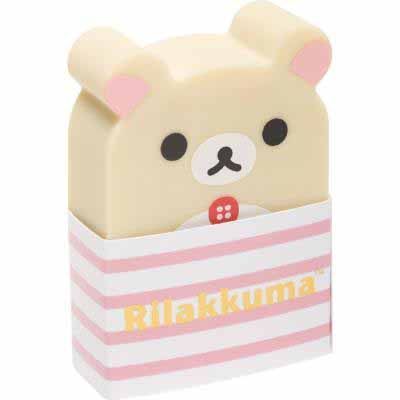 Korilakkuma Stationary, Kawaii Erasers, Cute Erasers, Cute Stationary School Supplies, School Bag Essentials, Cute School Stationary, Stationary School, Cute Stationary, Cute School Supplies