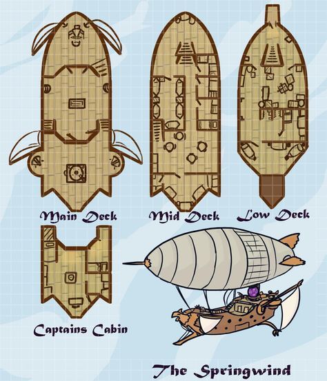 Steampunk Ship, Airship Art, Air Ship, Flying Ship, Steampunk Airship, Ship Map, Tabletop Rpg Maps, Rpg Maps, Rpg Map