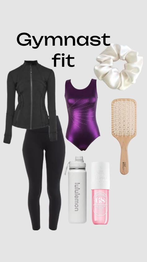 Gymnastics fit Aesthetic Gymnastics, Dance Class Outfit, Gymnastics Clothes, Gymnastics Bags, Coach Appreciation Gifts, Coach Appreciation, Competition Outfit, Young Gymnast, Gymnastics Stuff