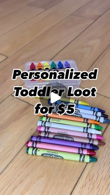 Toddler Loot Bag - Crayon Box - available to order through KustomKids Loot Bag Ideas For Kids, Loot Bag Ideas, Easy Toddler, Crayon Box, Loot Bags, Pack Up, Bag Ideas, Personalize Bag, The Kids