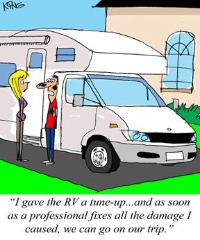 Rv Repair, Holiday World, Rv Maintenance, Trailer Life, Camping Quotes, Rv Adventure, Vintage Rv, Canada Road Trip, Camping Humor