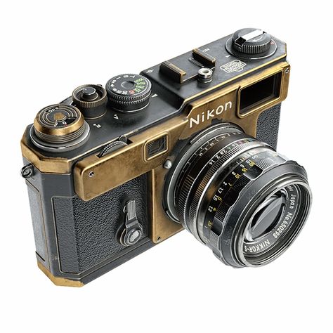 Nikon S3 - download 3d model | ZeelProject.com Leica Camera Photography, Old Vintage Camera, Nikon Film Camera, Vintage Camera Lens, Fotocamere Vintage, Nikon Cameras, Vintage Film Camera, Gopro Photography, Camera Aesthetic