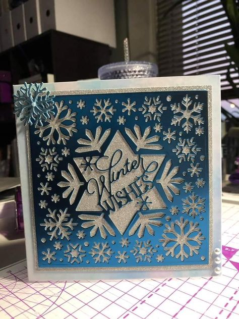 Crafters Companion Christmas Cards, Crafters Companion Cards, Winter Sparkle, Snowflake Cards, Crafters Companion, Christmas Cards Handmade, Xmas Cards, Card Craft, Christmas Card