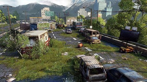 Apocalypse Landscape, Post Apocalyptic City, Last Of Us Remastered, Apocalypse World, Apocalypse Aesthetic, Post Apocalyptic Art, Apocalypse Art, Post Apocalypse, Last Of Us